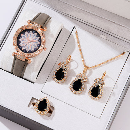 The Ultimate Fashion Statement Stylish Quartz Watch Accessory Set: Elegance Personified, Exceptional Quality