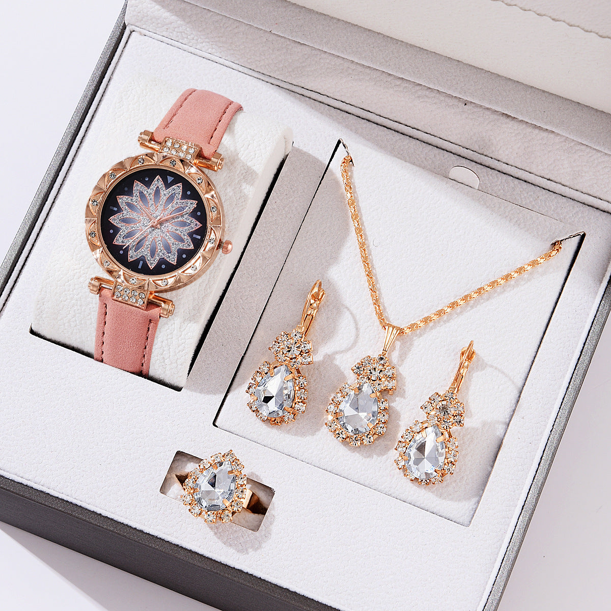 The Ultimate Fashion Statement Stylish Quartz Watch Accessory Set: Elegance Personified, Exceptional Quality