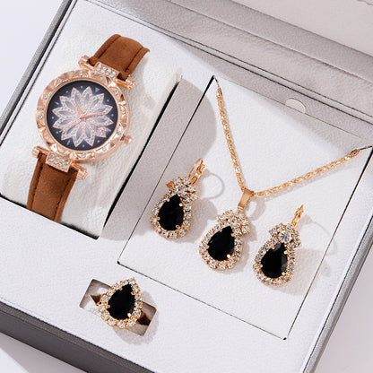 The Ultimate Fashion Statement Stylish Quartz Watch Accessory Set: Elegance Personified, Exceptional Quality