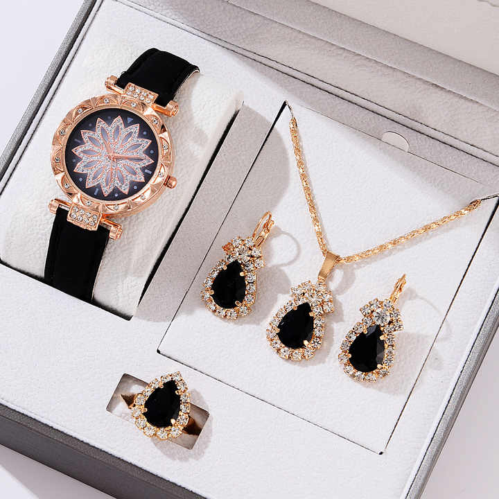 The Ultimate Fashion Statement Stylish Quartz Watch Accessory Set: Elegance Personified, Exceptional Quality