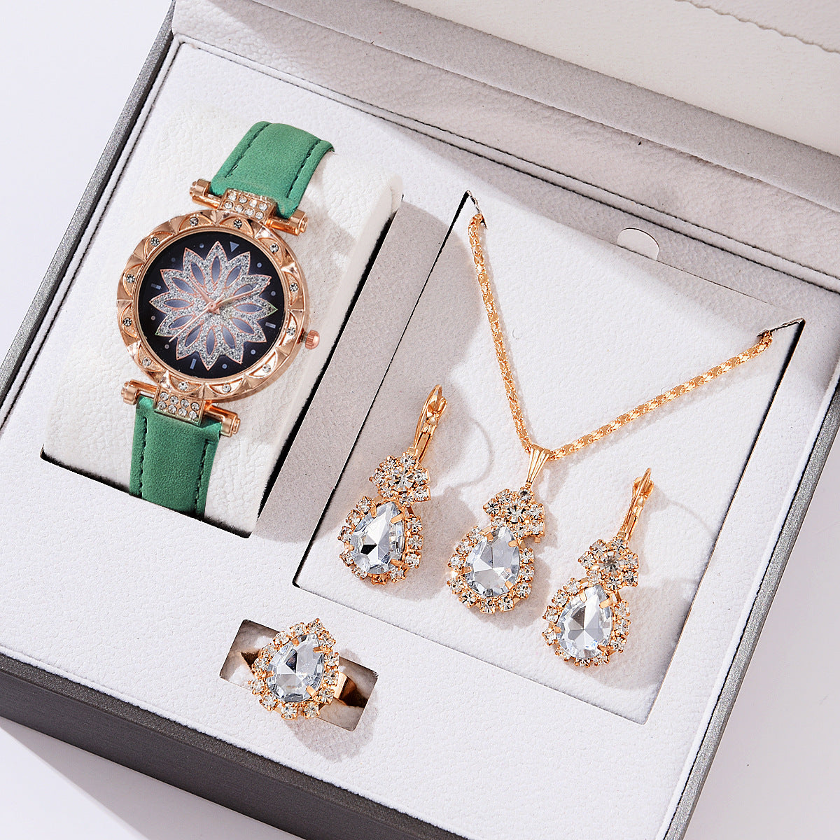 The Ultimate Fashion Statement Stylish Quartz Watch Accessory Set: Elegance Personified, Exceptional Quality