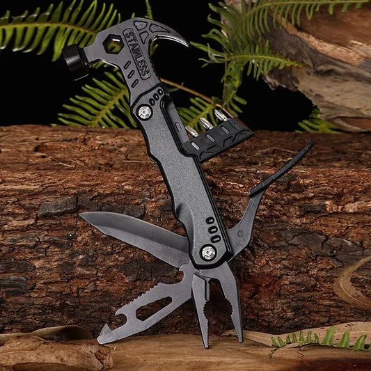 Ultimate Multi-Tool Folding Hammer: Cuts, Chisels, Hammers, and More!