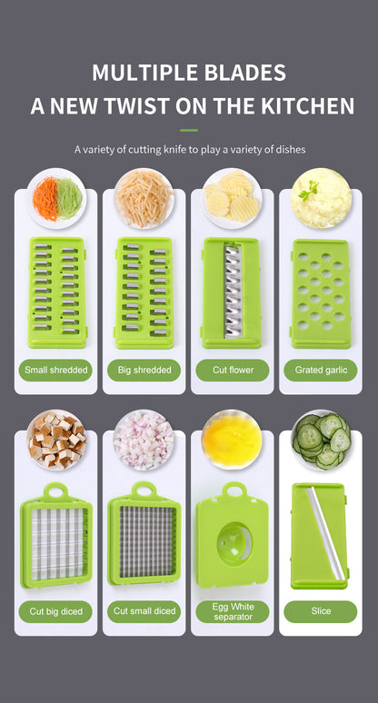 Multi-functional vegetable cutter