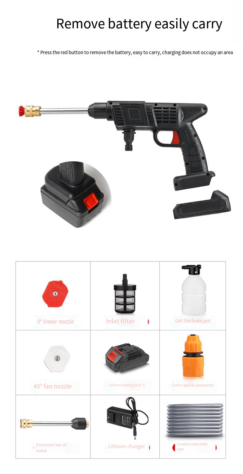 🔥Last Day 50% OFF 🔥 Portable Cordless High Pressure Spray Water Gun 🔥