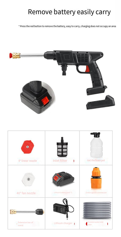 🔥Last Day 50% OFF 🔥 Portable Cordless High Pressure Spray Water Gun 🔥